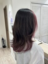 ラボヌールヘアー 宇都宮店(La Bonheur hair) フェイスフレーミング×ピンク♪【宇都宮駅/インナーカラー】