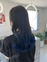 シーン(scene)&nbsp;毛先多めの裾カラー