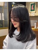 レイヤーカット 韓国ヘア 学芸大学