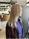 ブロンドカラー ホワイトカラー ブリーチカラー 担当熊倉