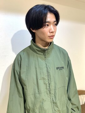 クレビアテン(CreBiA ten_) メンズ　センターパート×ウルフカット