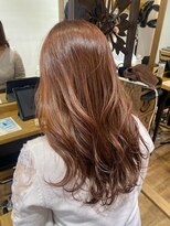 ヘアリゾート粋 新宿三丁目本店 【前地 麻衣】ピンクブラウン/春髪/暖色/ゆるふわロングヘア