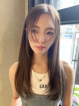 ゼロヘアー(zero hair) 伸ばしかけバングとロングレイヤー