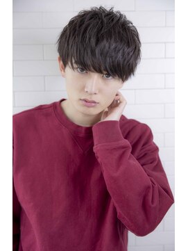 シティ(CITY) 【小久保style】ベリーショートニュアンスパーマダークアッシュ