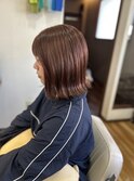切りっぱなしボブ/外ハネ/ボブ