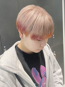 ロンドシエル 横浜(Lond ciel) マッシュショート/デザインカラー/裾カラー