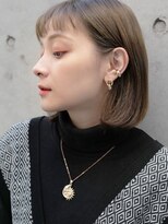 アレンヘアー 郡山開成店(ALLEN hair)&nbsp;透明感カラー/おとなボブ/切りっぱなし/郡山/郡山開成