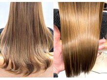 【髪質改善トリートメント】ご自宅でも実感♪日々のアイロンも怖くない！熱を通すことで継続する艶髪に☆