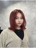 ボブ/ミニボブ/切りっぱなしボブ/外ハネ/顔周りレイヤー