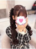 編みおろしはーふついん【クランソア】ヘアメ/ヘアセット