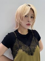 ノラジャーニー(NORA Journey)&nbsp;【上田】顔周りレイヤーカットボブブロンドブリーチハイトーン
