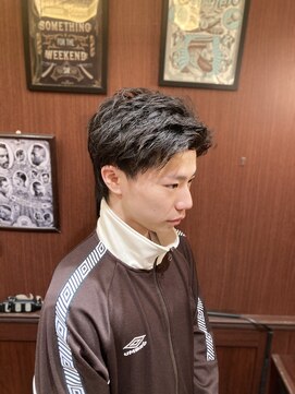 ブロートーキョーバーバーショップ 神田店(Bro Tokyo BARBERSHOP) MEN'Sツーブロックウルフショートバーバーカット 神田/床屋