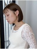 切りっぱなしボブ　耳かけボブ　コンパクトボブ　ミニボブ