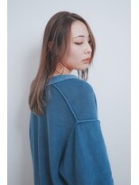 グリッター 泉中央店(GRITTERs) グレージュカラー 透明感 レイヤースタイル