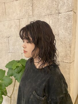 シエル(4el) ミディアムレイヤーパーマ