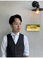 ソアー 新大阪(SOAR) あらゆるシーンにハマる7:3パーマ【新大阪】