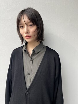 セロ 東辻井店(SERO) 【セロ東辻井】レイヤーボブ/顔まわりレイヤー/切りっぱなしボブ