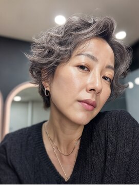 エドゥース(et DOUCE) ショート×グレイヘア