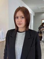 ミュゼプリュム(Musee plume)&nbsp;ダブルカラーヘーゼルブラウン/ぱつっとボブ