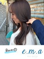 エマヘアデザイン(e.m.a Hair design) ベージュカラー