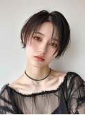 ショートミルクティーブロンドダークブルーワンホンレイヤー