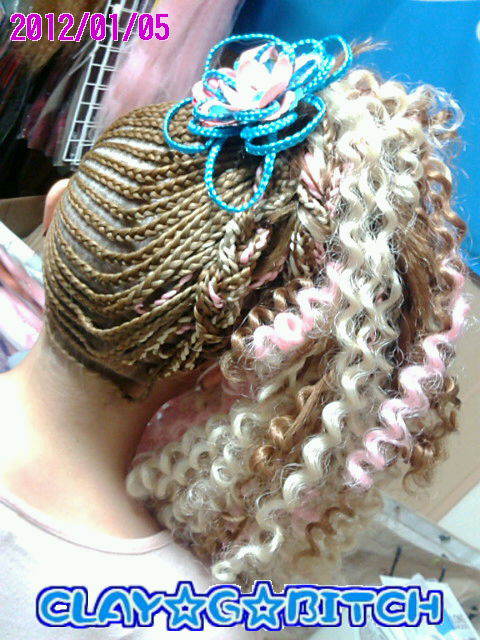 仙台成人式 仙台エクステ ヘアセット ブレイズ ショートBRAIDS