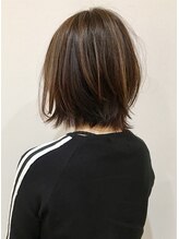 アトリエ ヘア クローゼット(atelier Hair Closet)&nbsp;外ハネボブ ハイライトデザイン