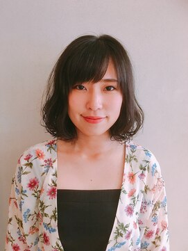 ロンド 銀座(Lond) ボブ×無造作パーマ 担当 伊原