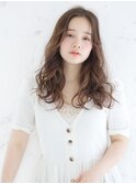 ナチュラルな揺れロング
