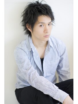 ミリ 千歳烏山(Mili CARE&SPA) 【Mili 千歳烏山】黒髪×アップバング束感ショート