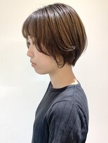 フォーク FOLK&nbsp;【FOLK】前下りショート シースルー前髪 アッシュベージュ♪