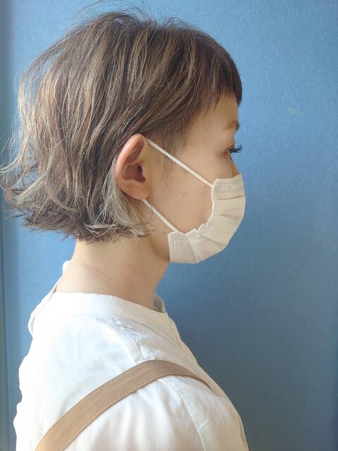 《Kubu hair》ショートバングゆるふわボブ