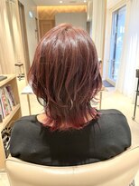 ロージーバイフーガヘアー 元住吉店(Rosy by FUGAhair) 裾カラー/インナーカラー/ベリーピンク20代30代40代50代