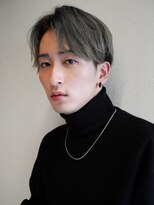 ツーブロックセンターパート× アフターブルーブラック×Masena9