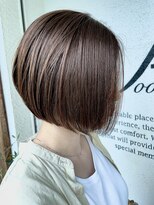ジェービーヘア 稲毛(jb hair)&nbsp;大人ボブペールベージュセクションカラーグラデーションカラー