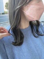 ライクバイコトナ 越谷(RIKE by kotona) アイスグレージュカラー×ミディアムスタイル