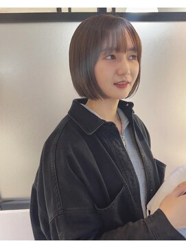 ロア ヘアーコーディネート 四条烏丸店(LoRE hair coordinate) ナチュラルぷつっとボブ/リオン