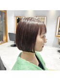 お手入れ簡単ミニボブスタイル