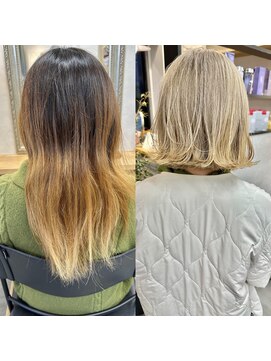 サンド 表参道(sand) 表参道ダブルカラーブリーチインナーカラー10代20代30代