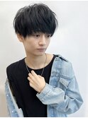 ふんわりマッシュ×ダークグレー