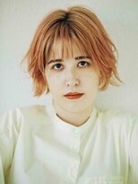 エクファ ヘア シェリル 草津 南草津店(ex-fa hair cherir)&nbsp;切りっぱなしボブエアリーロング美髪のススメピンク