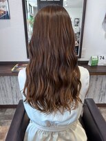 ゴデーレ(GODERE)&nbsp;大人可愛い韓国ウェーブアプリコットオレンジ暖色系カラー20代