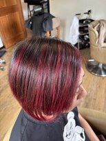 ヘアメイク ビータプラス(be-ta+) スライシングブリーチonカラー