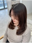 レイヤーカット髪質改善トリートメント前髪カット