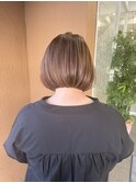 【50代・60代限定】まとまり艶ショートボブ/髪質改善／mami