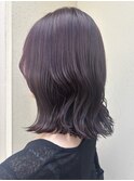 ブリーチなしラベンダーブラウン