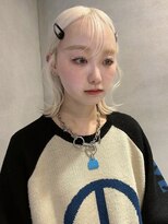 ペレ アネックス 大阪梅田茶屋町店(PELE ANNEX)&nbsp;くびれヘア/アプリコットオレンジ/夏のヘアアレンジ/梅田