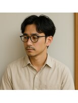 スープレックス ヘアーデザイン(SOUPREX HAIR DESIGN)&nbsp;SOUPREX大人メンズセンターパート　20代 30代 40代 50代 60代