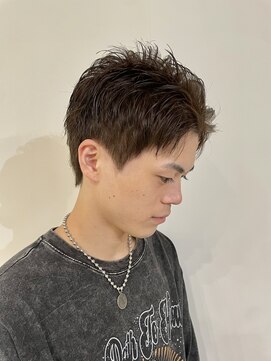 ニアウ 伊勢崎連取店(Niau) メンズスパイキーショートツイストスパイラルパーマメンズパーマ