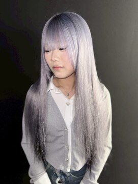 エゴ 池袋(EGO) ホワイトカラー　ラベンダーカラー　インナーカラー